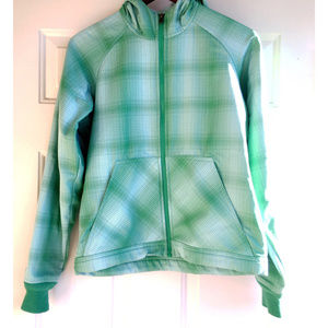 Patagonia Plaid Softshell Jacket Hood Size Small